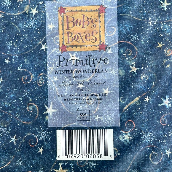 NWT Set of 3 Holiday Primitive Winter Wonderland Nesting Boxes - Picture 7 of 7